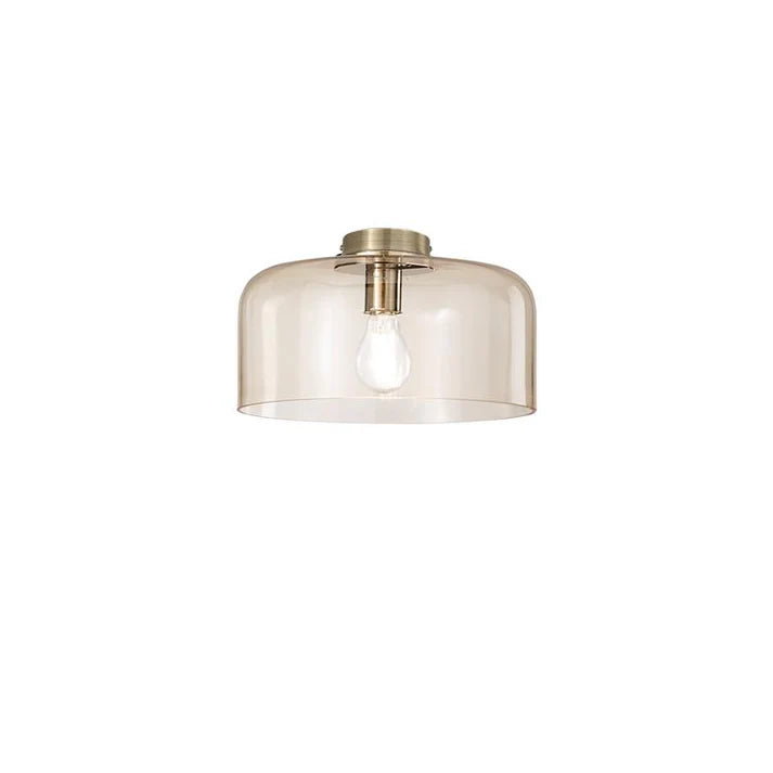 Plafoniera in vetro soffiato lucido in varie varianti e struttura in metallo 1XE27 non incl. D.30cm GIBUS-PL30 Plafoniera in vetro soffiato lucido in varie varianti e struttura in metallo 1XE27 non incl. D.30cm GIBUS-PL30